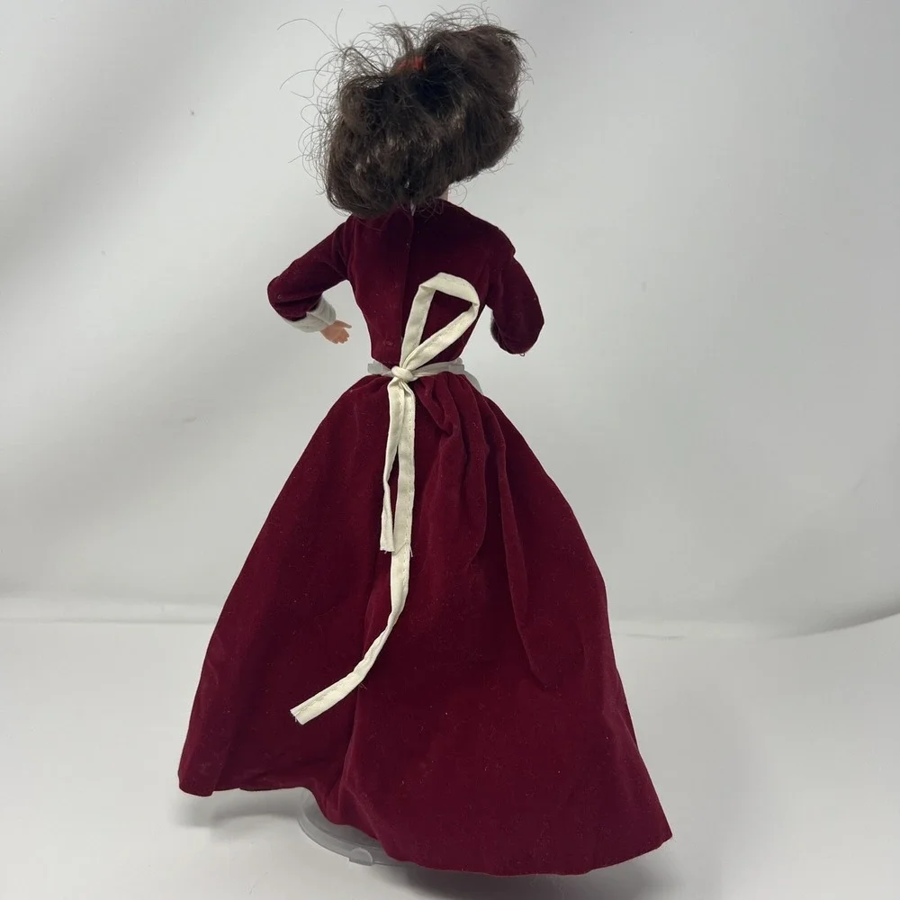 Barbie Doll Pilgrim Vintage 1966 Mattel Burgundy‎ Velvet Dress Malaysia